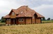 Domy całoroczne w technologii z bala - konstrukcja węgłowa