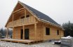 Domy całoroczne w technologii z bala - konstrukcja węgłowa
